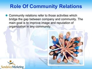 The Role of Public Relations in an Organization | PPTX
