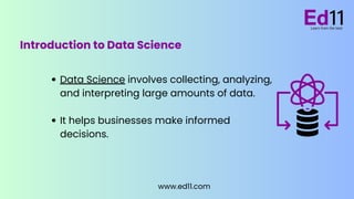 The Role of Python in Data Science - ED11 | PPT