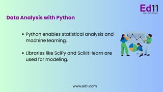 The Role of Python in Data Science - ED11 | PPT