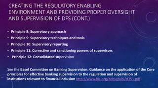 The Role of Regulations in the Development of Digital Finance | PPTX