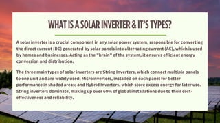 The Role Of Solar Inverters In Energy Efficiency | PDF