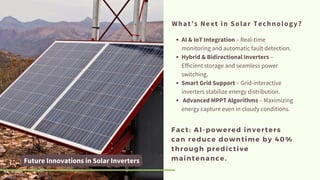The Role Of Solar Inverters In Energy Efficiency | PDF