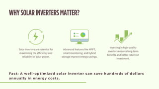 The Role Of Solar Inverters In Energy Efficiency | PDF