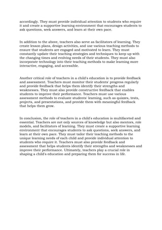 The Role of Teachers in a Child.pdf