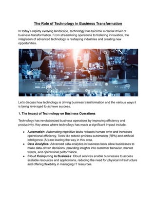 The Role of Technology in Business Transformation.pdf