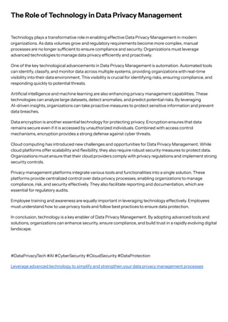 The Role of Technology in Data Privacy Management.pdf