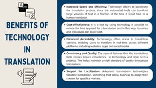 The Role Of Technology in Translation by Cristal Arcila | PDF