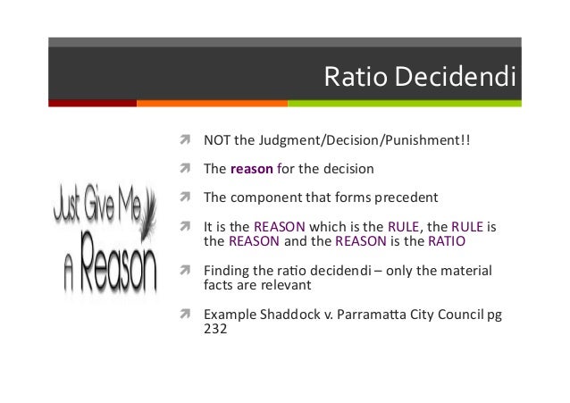 Donoghue v stevenson ratio decidendi picture