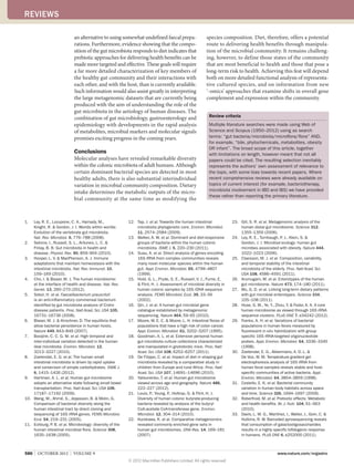 The role of the gut microbiota in nutrition and health | PDF