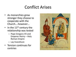 Medieval Church Roles The Role of the Medieval Church | PPTX