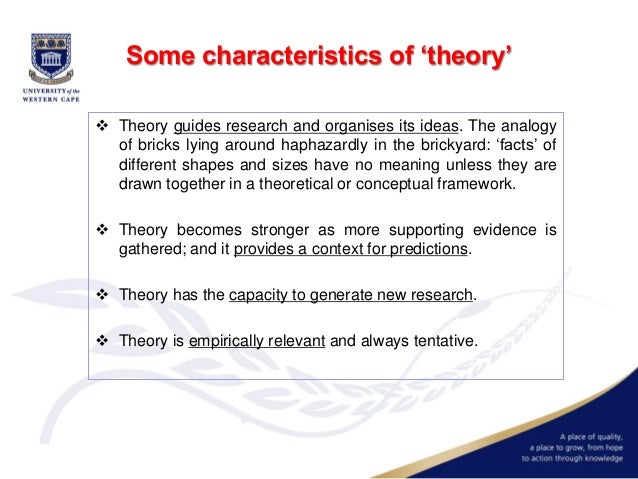 The role of theory in research