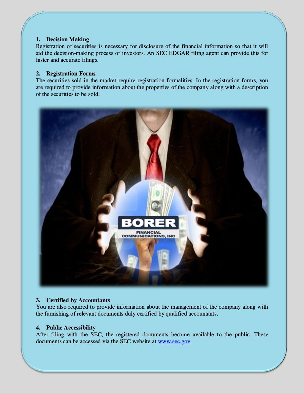 The Role of the SEC and the Importance of a SEC EDGAR Filing Agent that