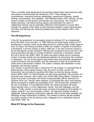 The role of the teacher in the use of ict | DOCX