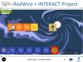 Margaret Gold – The Mobile Collective 52
RedWire	
  +	
  INTERACT	
  Project	
  
 