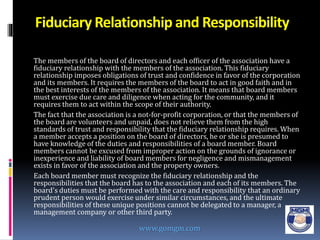 The Role Of Today's Hoa Board Member