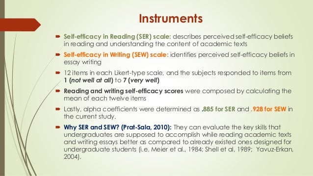 Dissertation self efficacy scale