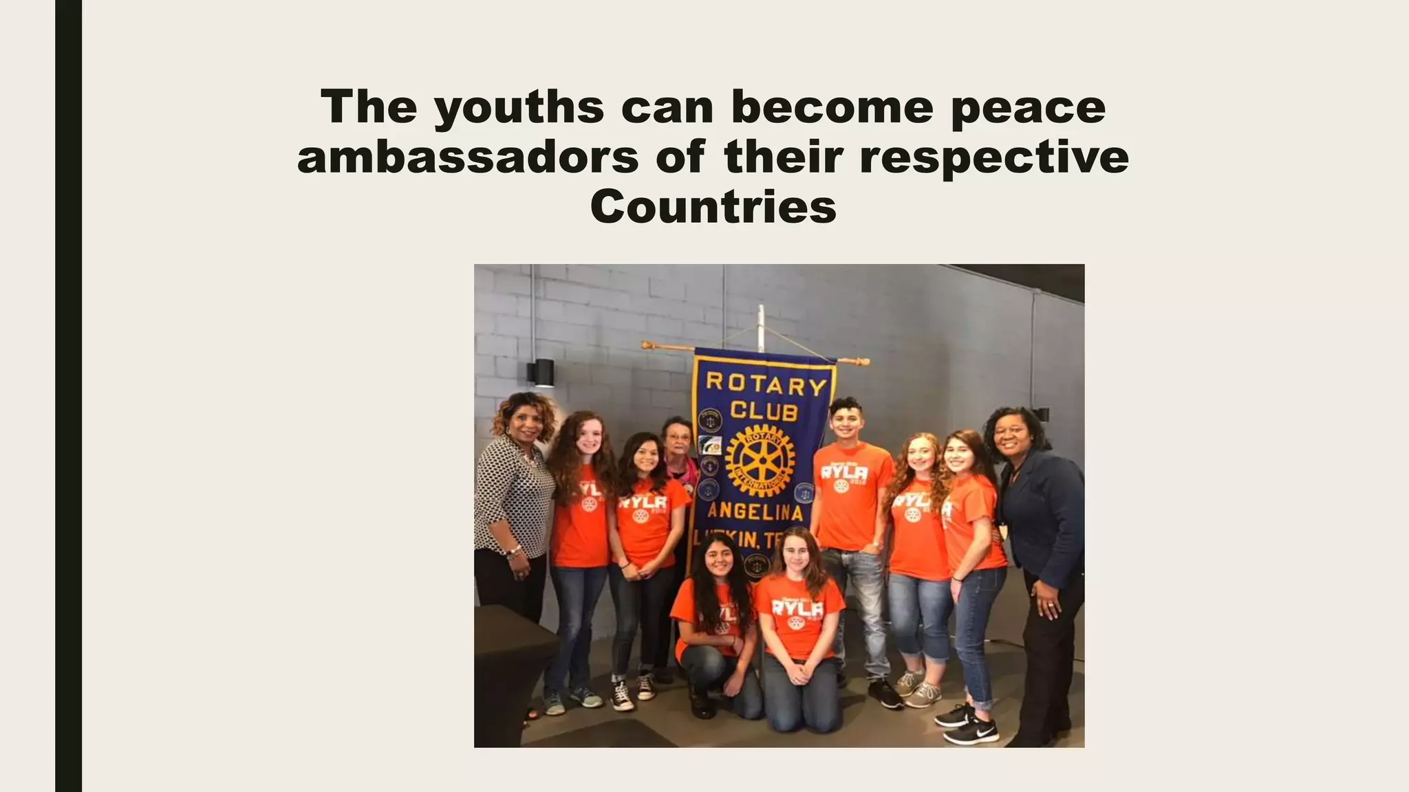 The Role of Youth in Peaceful Coexistence | PPTX