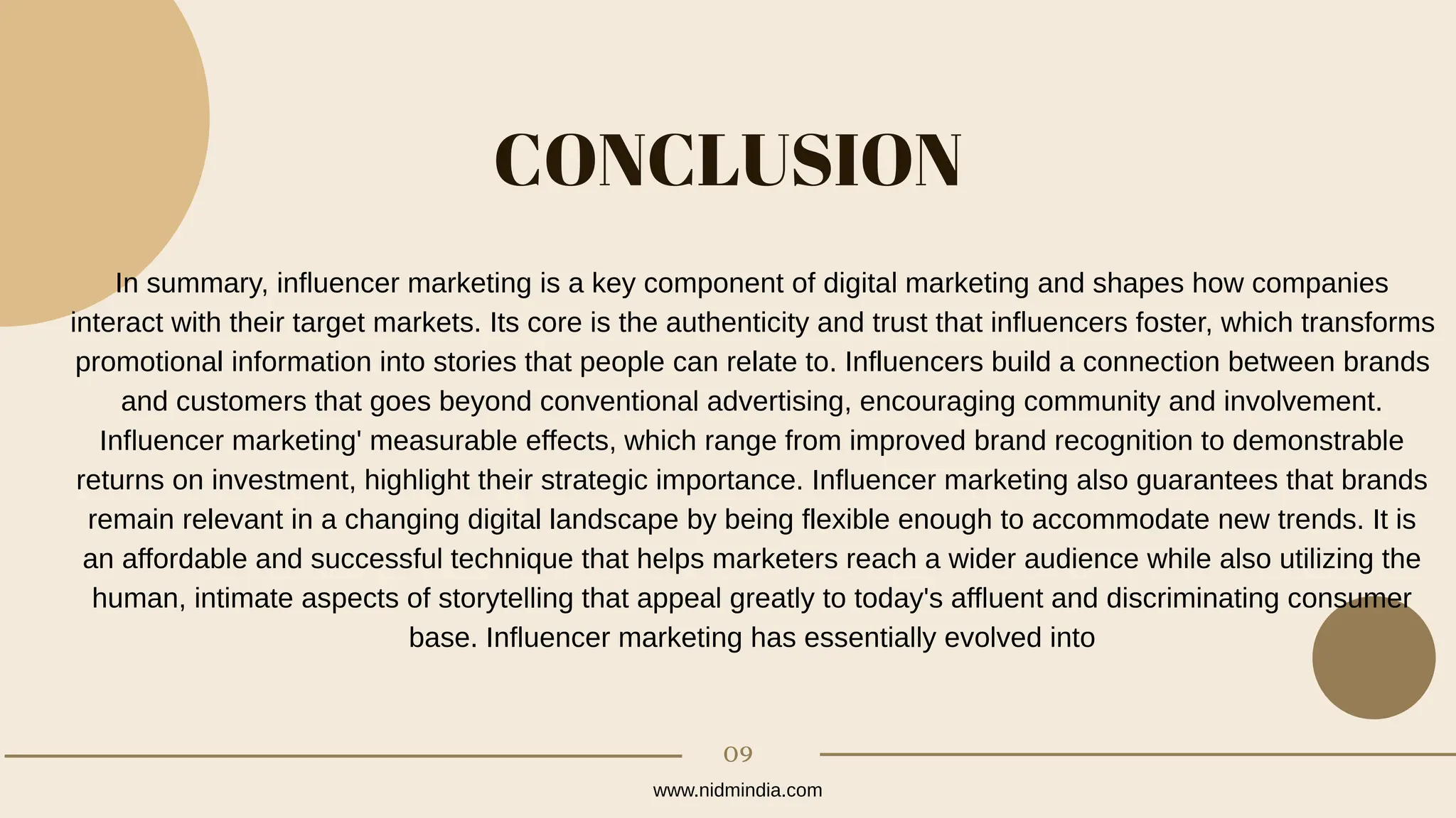 The role of influencer marketing in digital marketing - ppt | PPTX