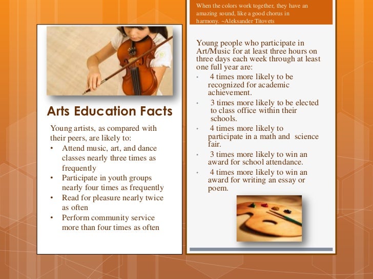 The roles of art and music edu.101c01jacoby (plays as a full power