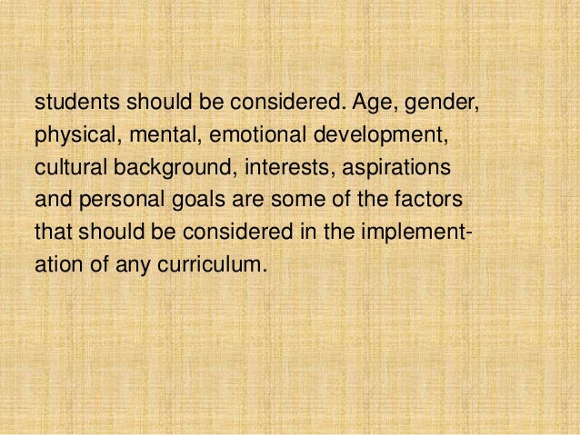 The Roles Of Stakeholders In Curriculum Implementation