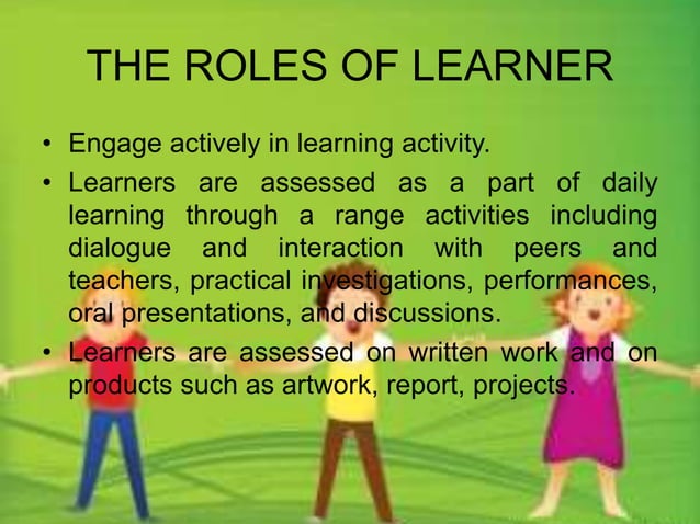 The roles of teachers and learners | PPTX