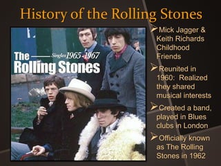 The Rolling Stones: A Flashback Through History | PPT