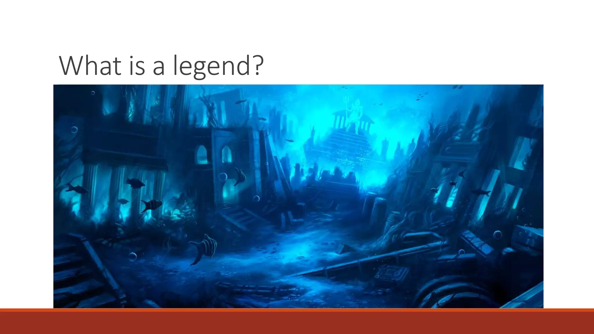 What is a legend?
 