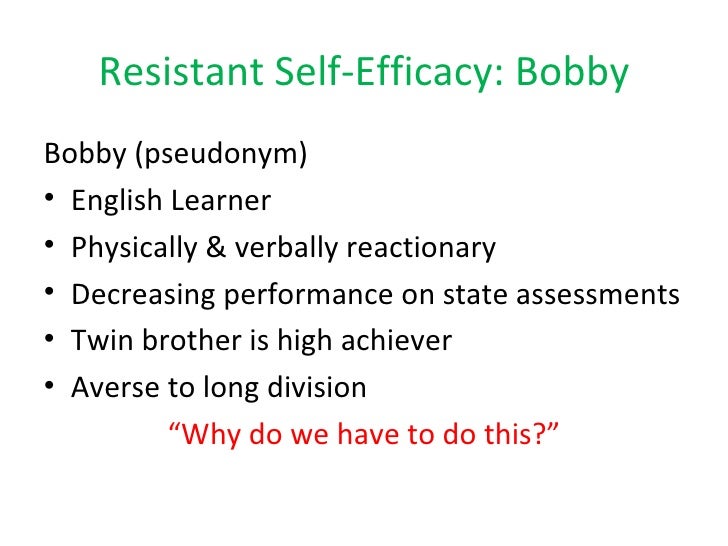 math anxiety and math self efficacy essay Mathematics self-efficacy is the best predictor of mathematics achievement followed by gender and anxiety the need for educational stakeholders and curriculum planners to design programmes that will enhance mathematics self-efficacy of students was discussed. math anxiety and math self efficacy essay Mathematics self-efficacy is the best predictor of mathematics achievement followed by gender and anxiety the need for educational stakeholders and curriculum planners to design programmes that will enhance mathematics self-efficacy of students was discussed.