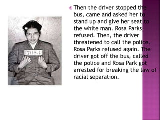 The Rosa Parks story | PPTX