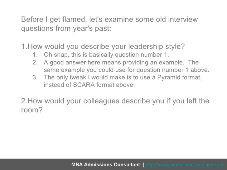 personality based interview questions