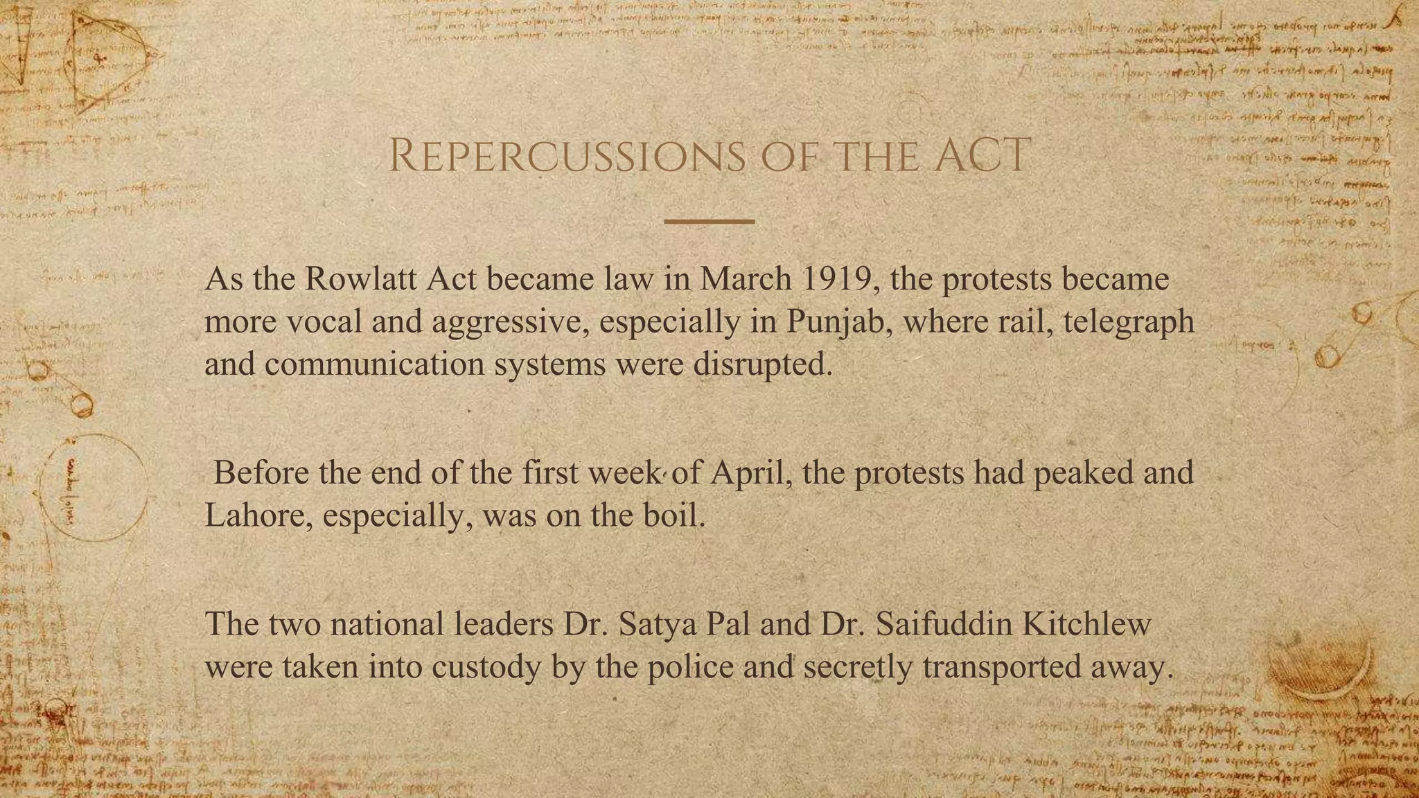 The rowlatt act | PPTX