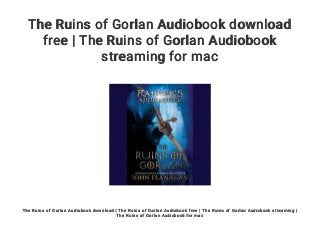 The Ruins of Gorlan Audiobook download
free | The Ruins of Gorlan Audiobook
streaming for mac
The Ruins of Gorlan Audiobook download | The Ruins of Gorlan Audiobook free | The Ruins of Gorlan Audiobook streaming |
The Ruins of Gorlan Audiobook for mac
 