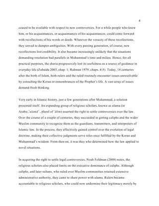 The rule of law in islamic thought and practice | PDF