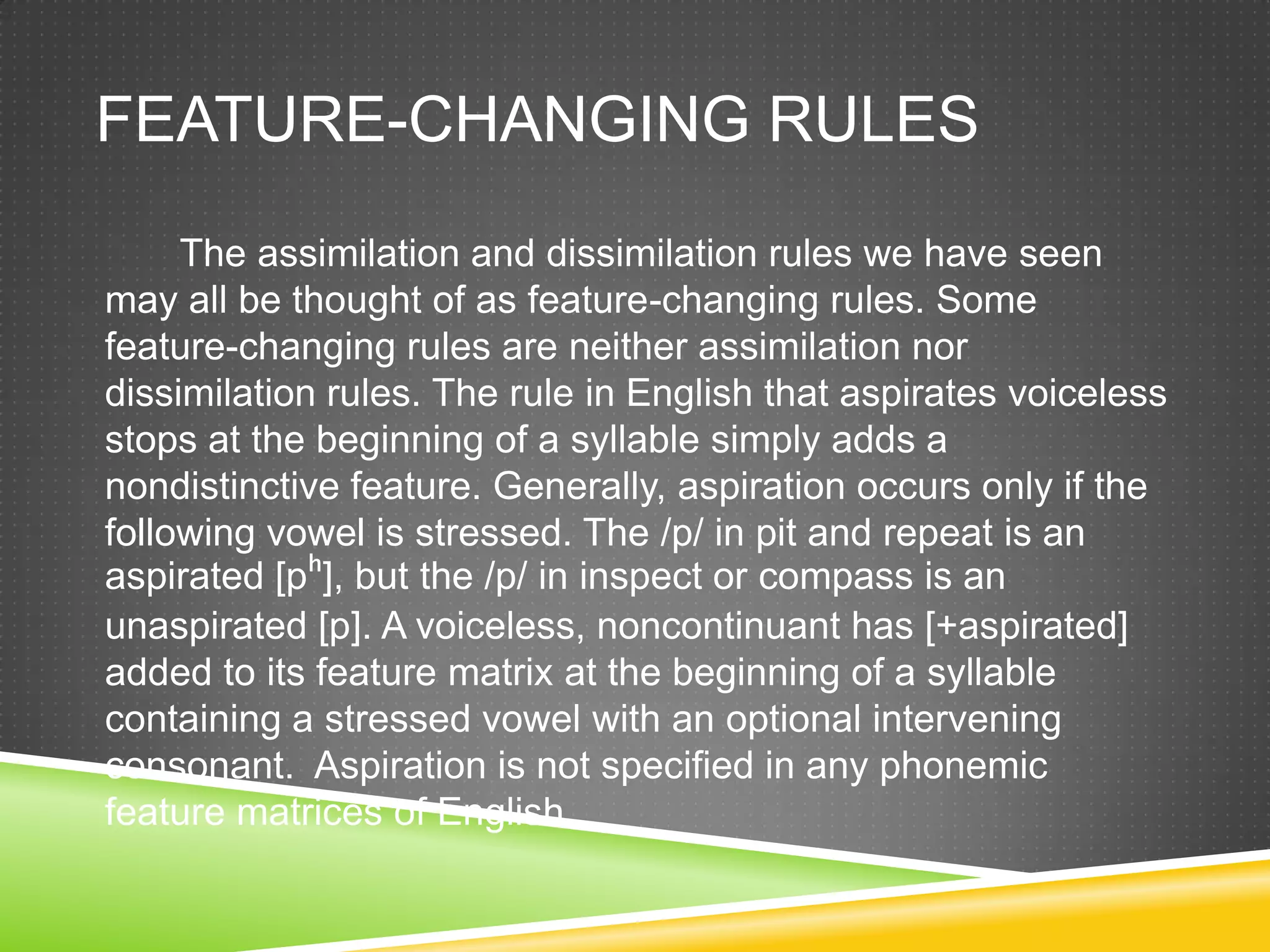 The rules of phonology | PPTX