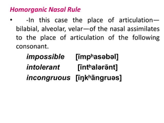 The rules of phonology ms dela torre | PPTX