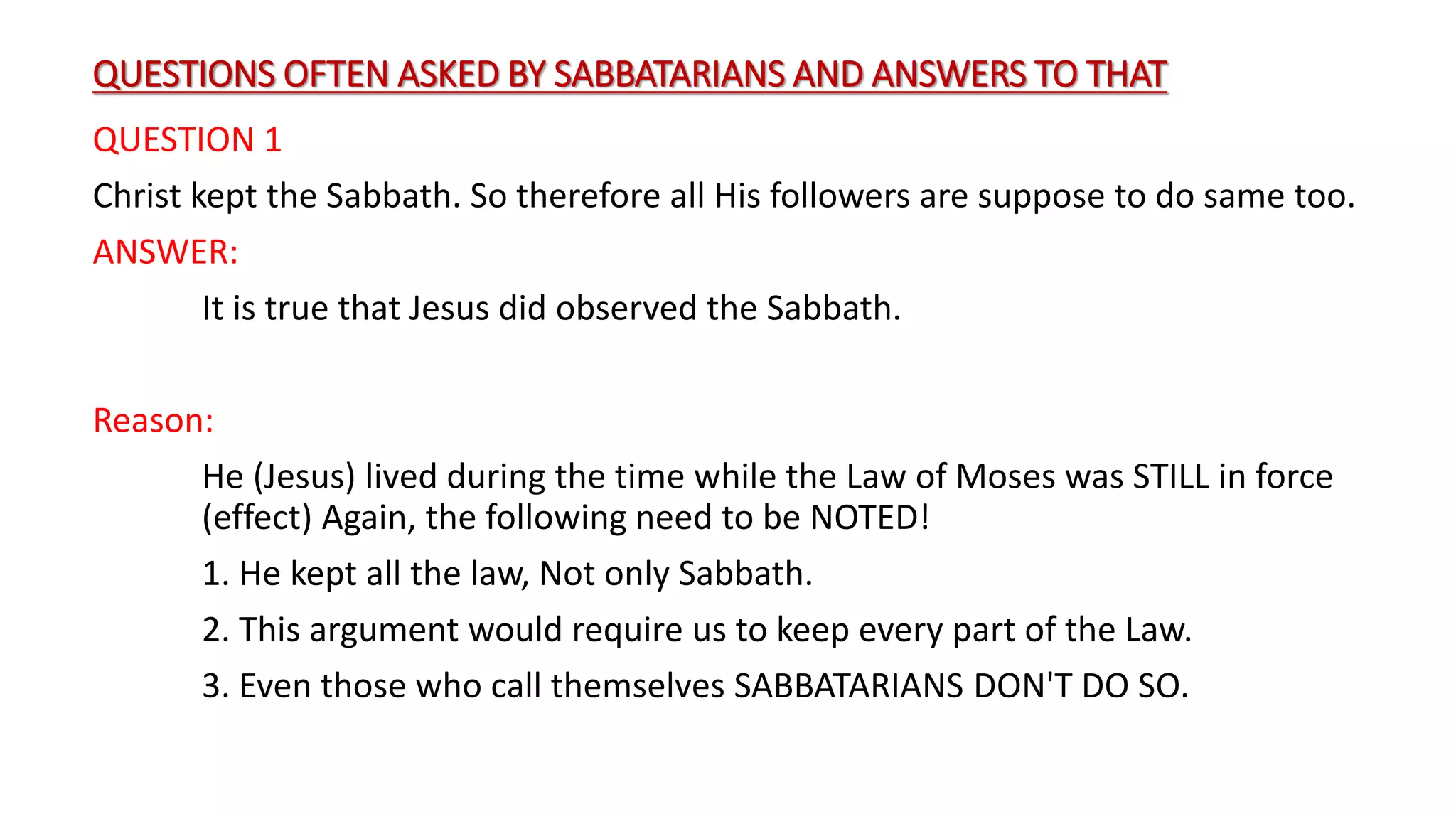 Questions Sabath THE SABBATH DAY.pptx