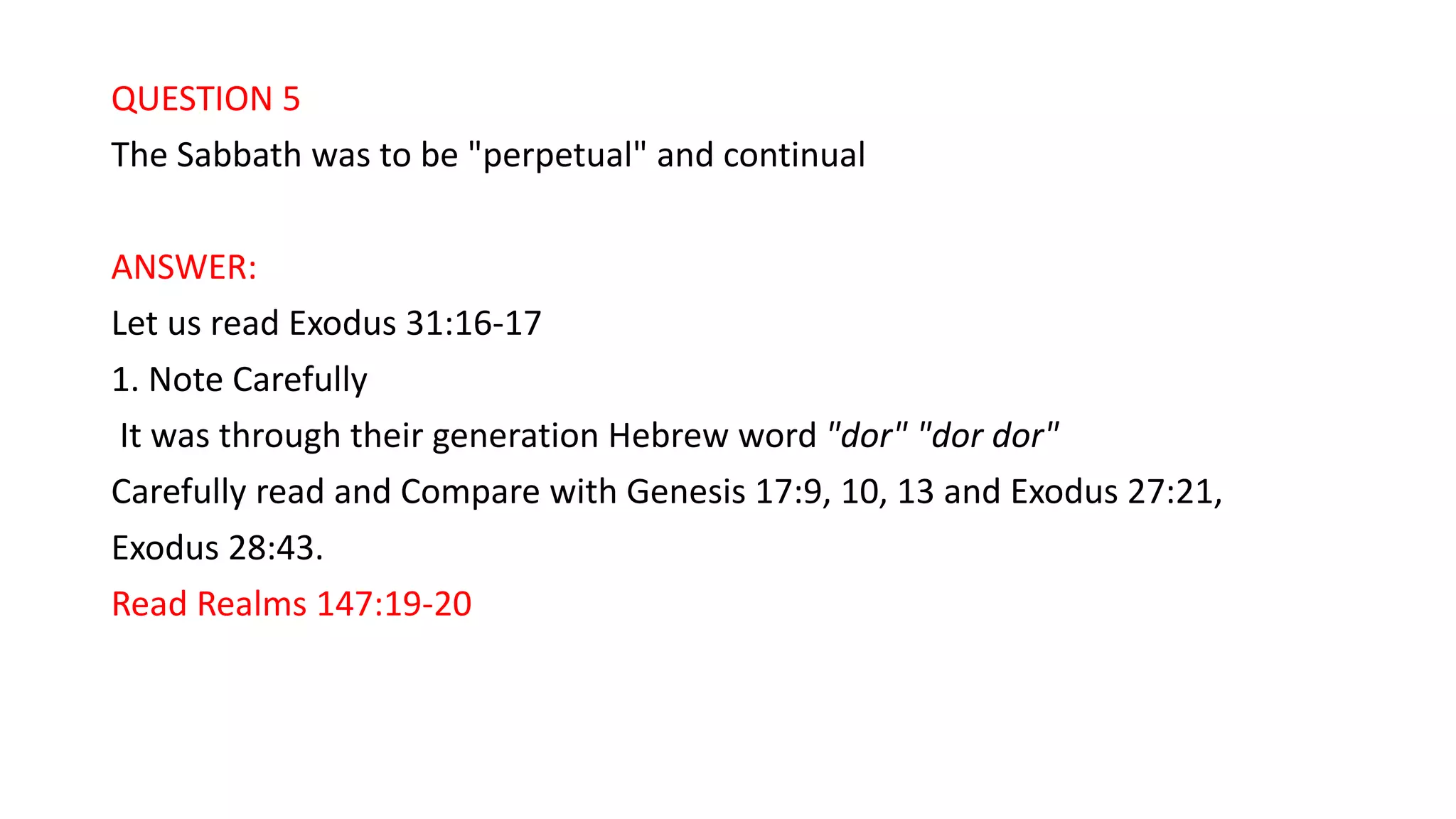 Questions Sabath THE SABBATH DAY.pptx