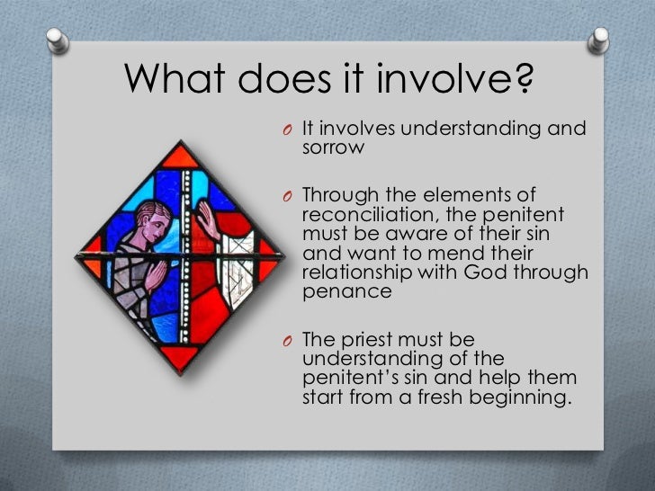 The sacrament of reconciliation