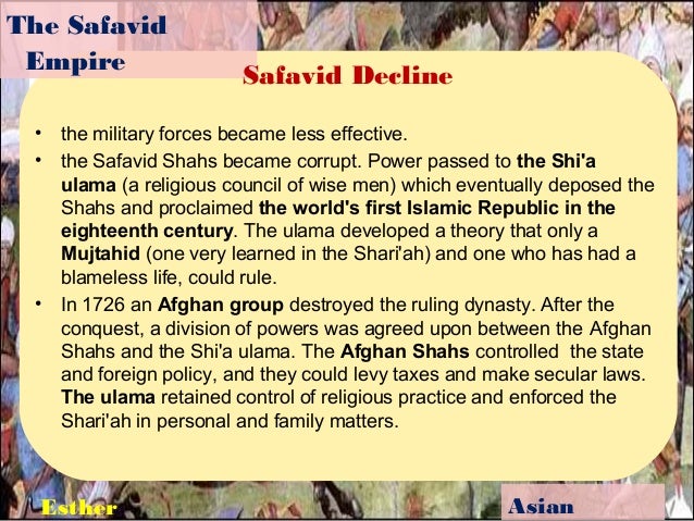 The safavid empire