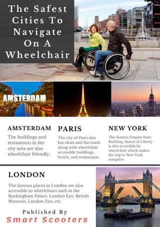 The safest cities to navigate on a wheelchair