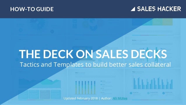 the sales hacker deck on sales decks sales deck