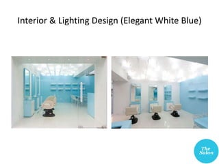 Interior & Lighting Design (Elegant White Blue)
 