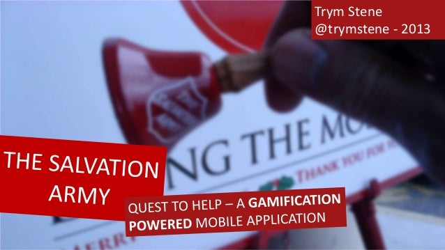 The Salvation Army Gamification Mobile App Trym Stene