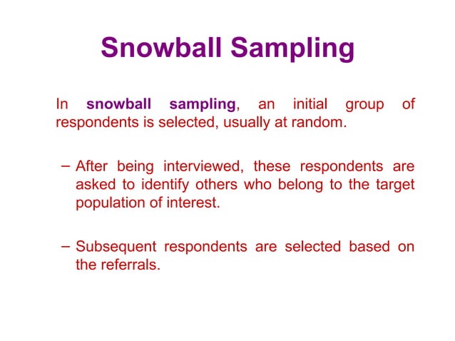 The sampling design process | PPT