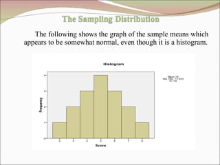The sampling distribution | PPT
