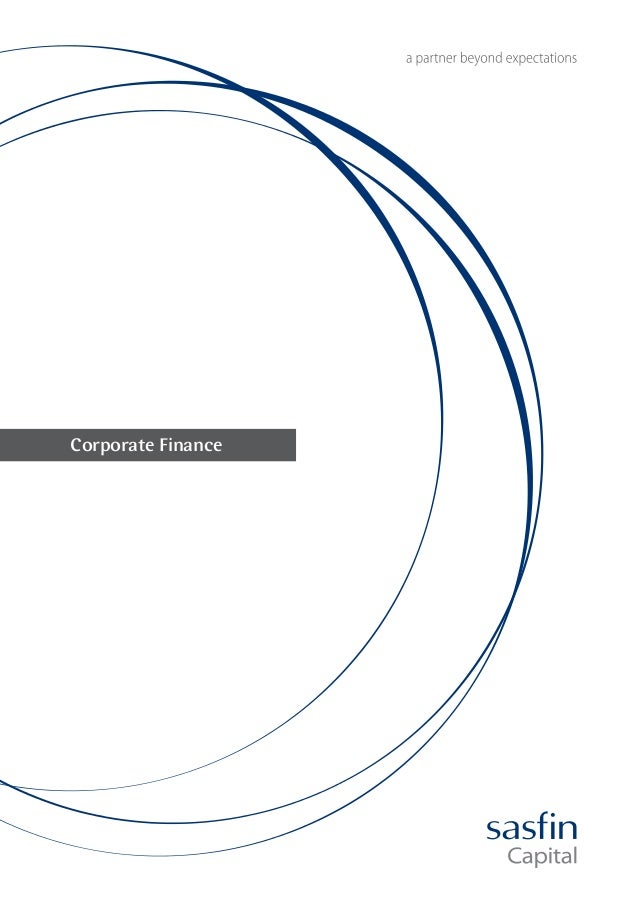 The Sasfin Corporate Finance Philosophy - 