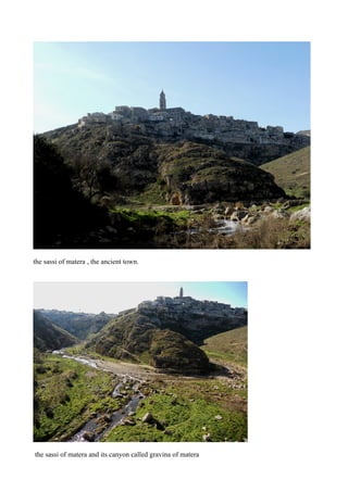 the sassi of matera guide
