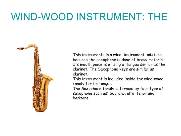 The saxophone wonderful world
