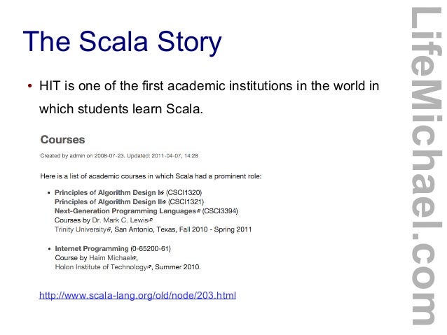scala language