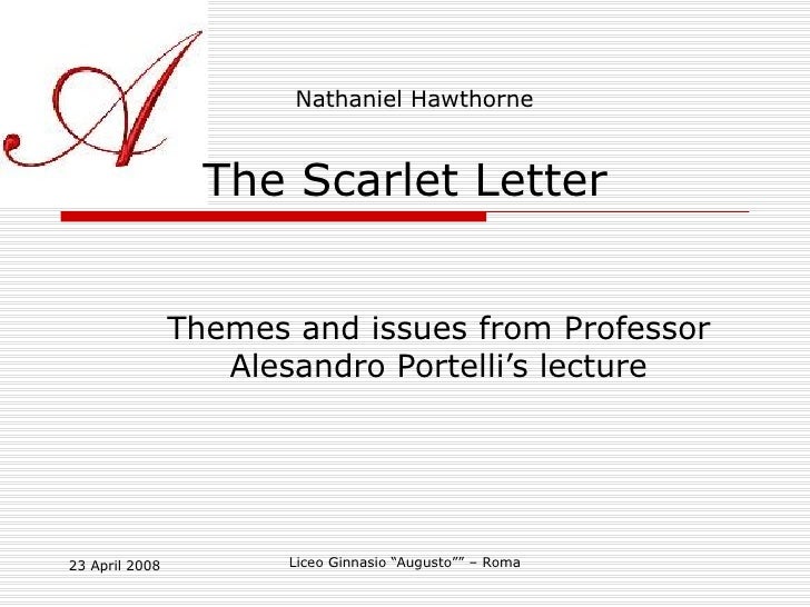 Emotional Characteristics Of The Scarlet Letter